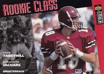 Steve Taneyhill Jacksonville Jaguars 1996 Upper Deck Collector's Choice NFL Rookie Card - Rookie Class #45